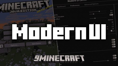 Modern UI Mod (1.21.1, 1.20.1) – New Clean & Configurable UI Thumbnail