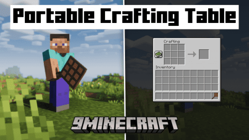 Portable Crafting Table Mod (1.21, 1.20.1) – Handheld Crafting Device Thumbnail