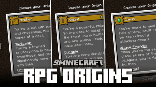 RPG Origins Mod (1.20.2, 1.19.4) – New Origins! Thumbnail