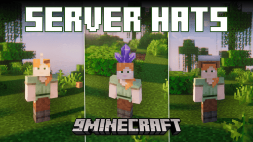 Server Hats Mod (1.20.2, 1.19.4) – Items & Blocks as Hats! Thumbnail