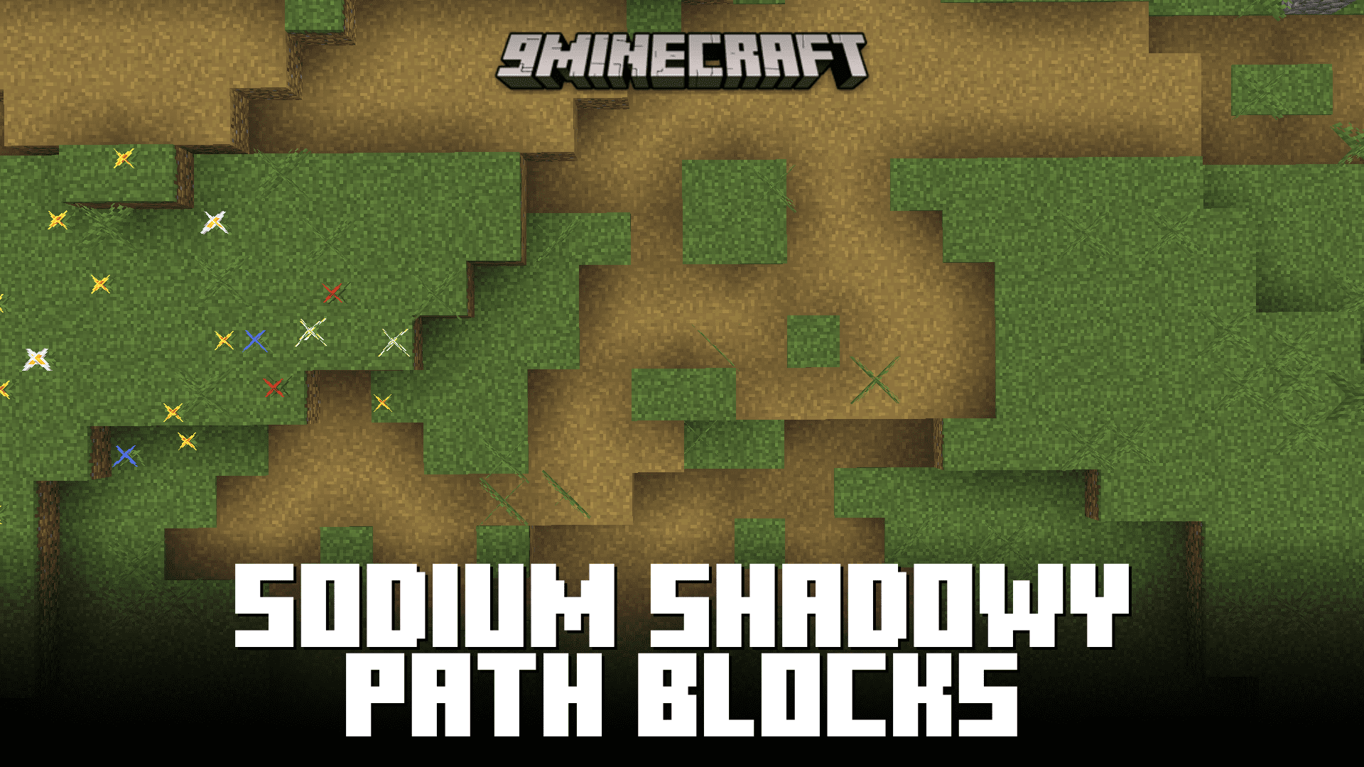 Sodium Shadowy Path Blocks Mod (1.20.4, 1.19.4) - Smooth Lighting Effect 1