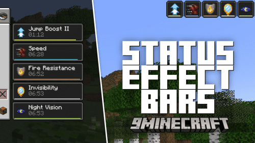 Status Effect Bars Mod (1.21, 1.20.1) – Effect Bar/Icon Duration Viewer Thumbnail