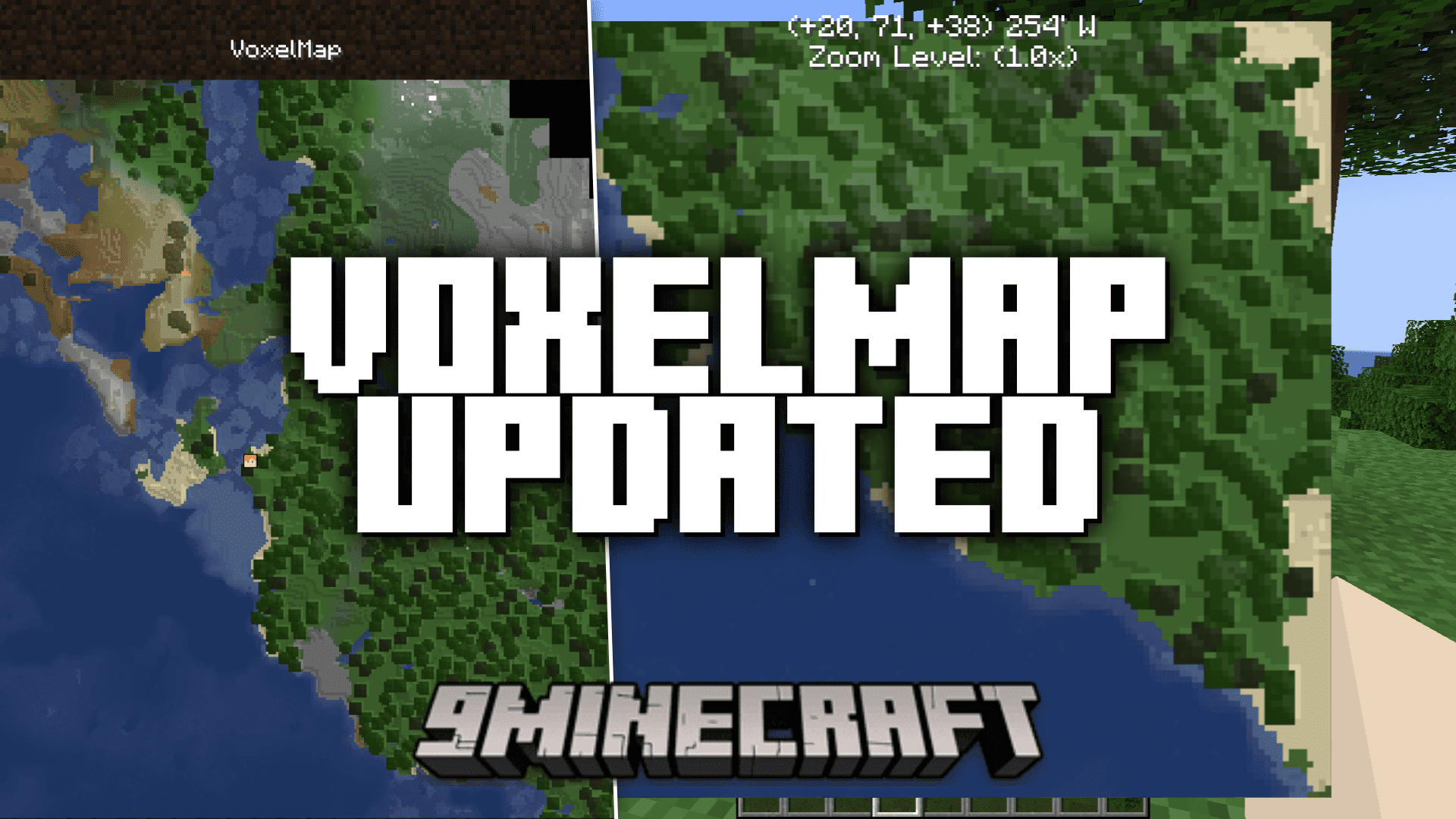 VoxelMap Updated Mod (1.20.4, 1.19.4) - Minimap & Waypoint Marking 1