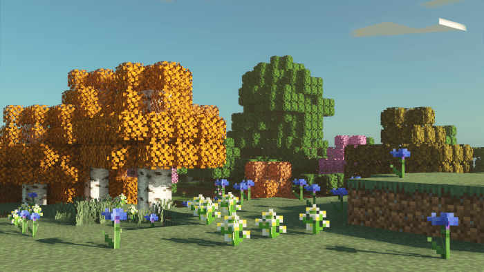 Trees Plus+ Texture Pack (1.21, 1.20) - MCPE/Bedrock Better Trees Pack 6