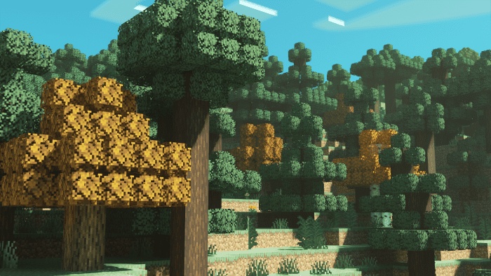 Trees Plus+ Texture Pack (1.21, 1.20) - MCPE/Bedrock Better Trees Pack 7