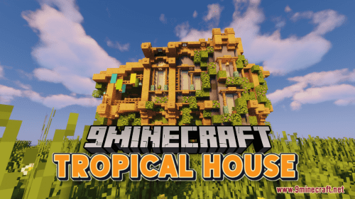 Tropical House Map (1.20.2, 1.19.4) – Minecraft Hideaway Thumbnail