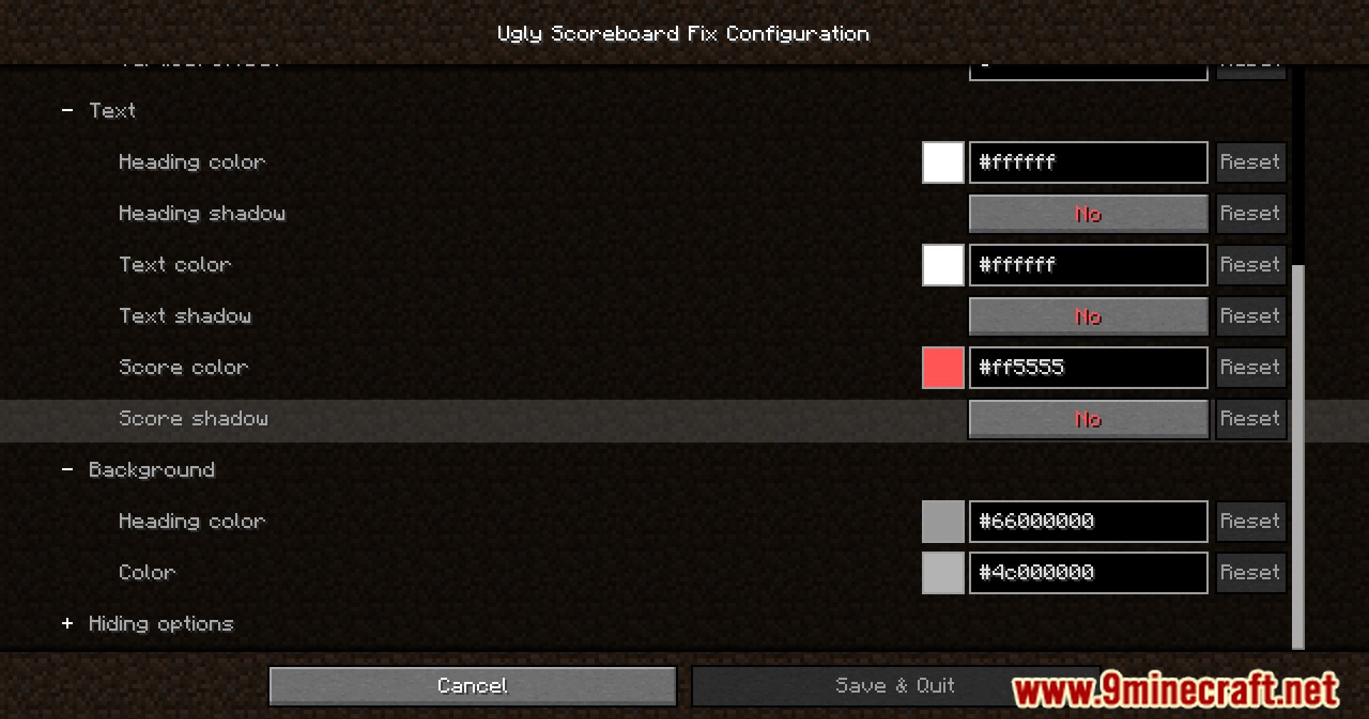 Ugly Scoreboard Fix Mod (1.20.2, 1.19.4) - Minecraft Scoreboard, Your Way!! 9