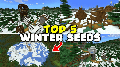 5 Awesome Winter Seeds For Minecraft (1.20.6, 1.20.1) – Java/Bedrock Edition Thumbnail