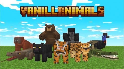 VanillA Animals Addon (1.20) – MCPE/Bedrock Mod Thumbnail