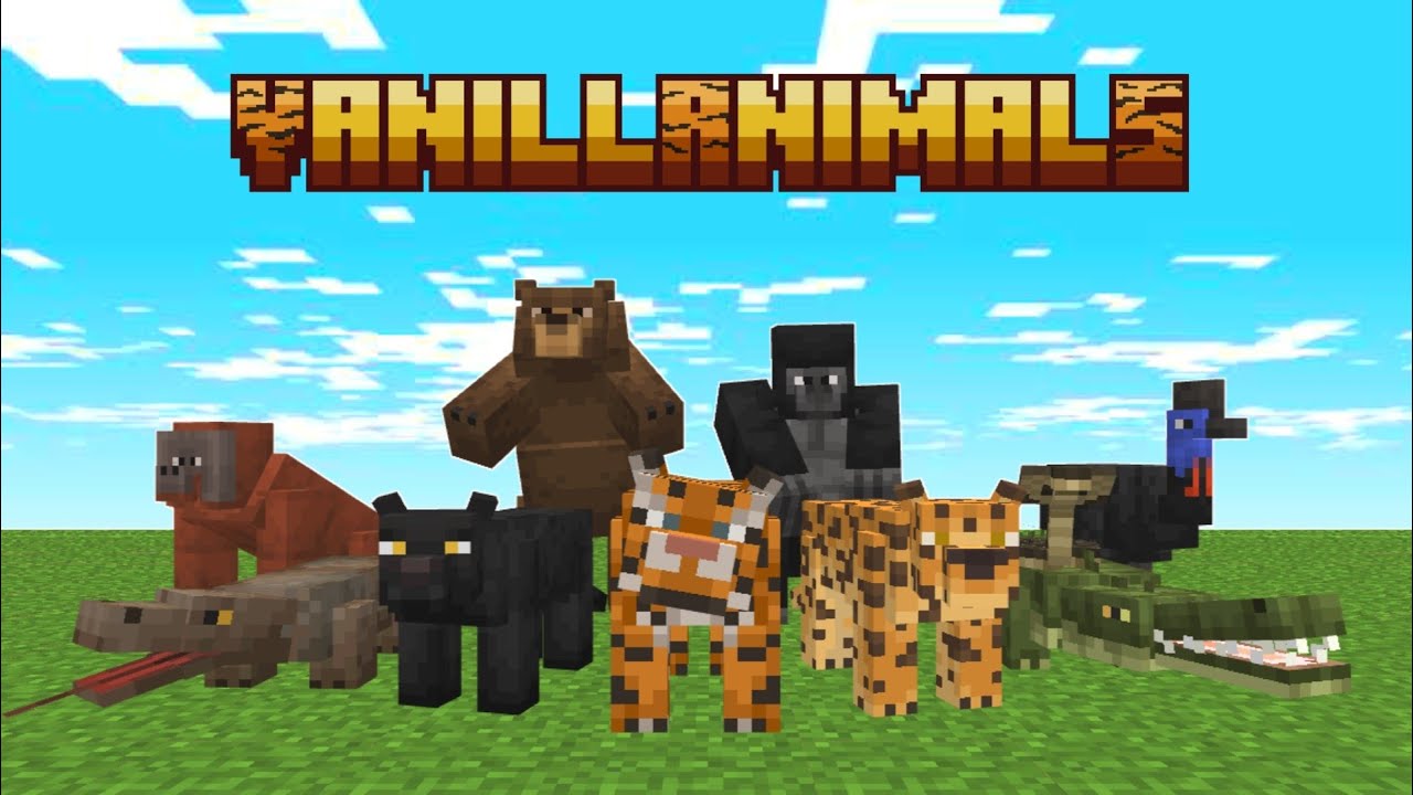 VanillA Animals Addon (1.20) - MCPE/Bedrock Mod 1