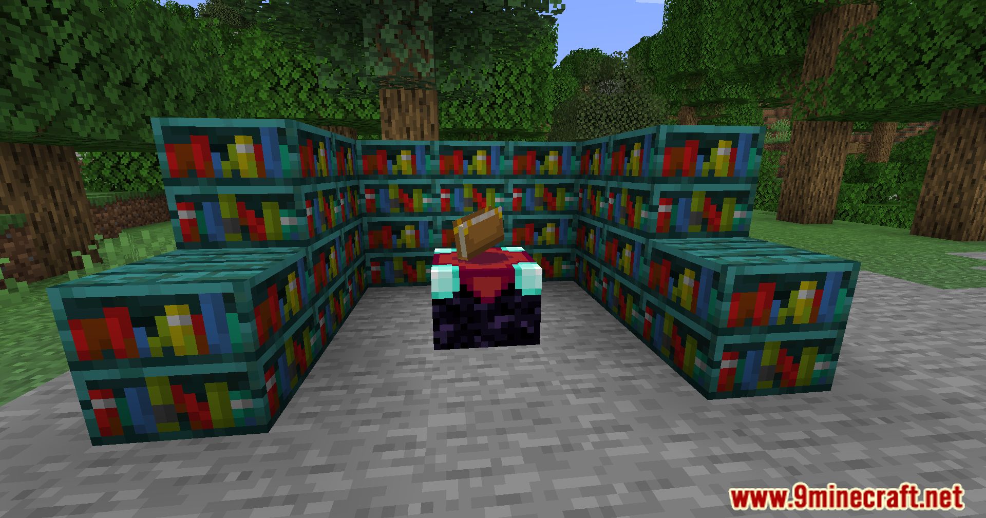 Variant Bookshelves Mod (1.21.1, 1.20.1) - A Bookshelf For Every Wood 7