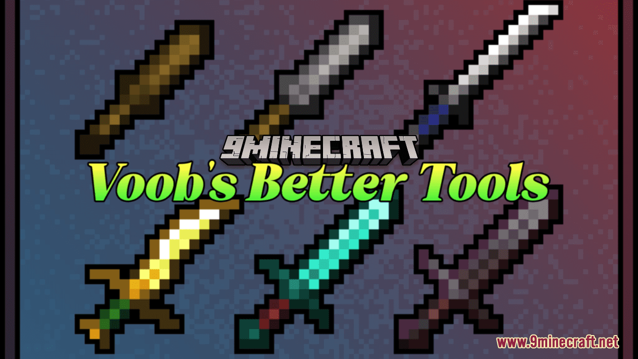 Voob's Better Tools Resource Pack (1.20.6, 1.20.1) - Texture Pack 1