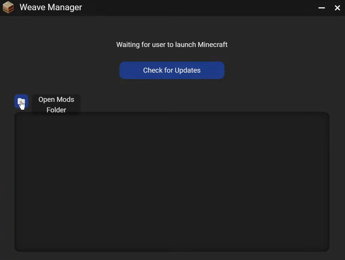 Weave Manager Client Tool - Management for Weave Modding Library 3