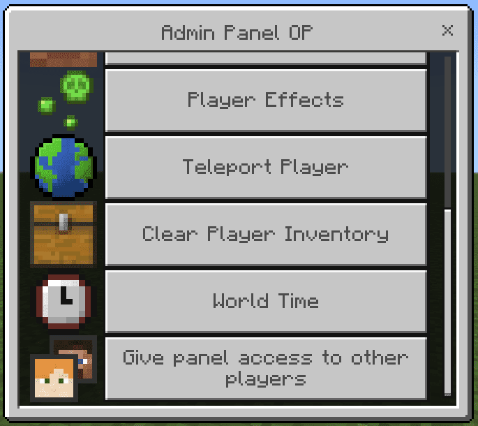 World Admin Functions Addon (1.20) - MCPE/Bedrock Mod 3