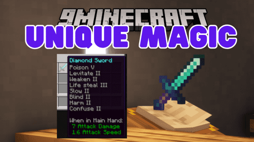 Unique Magic Mod (1.20.6, 1.20.1) – Unique Combat Enchants Thumbnail