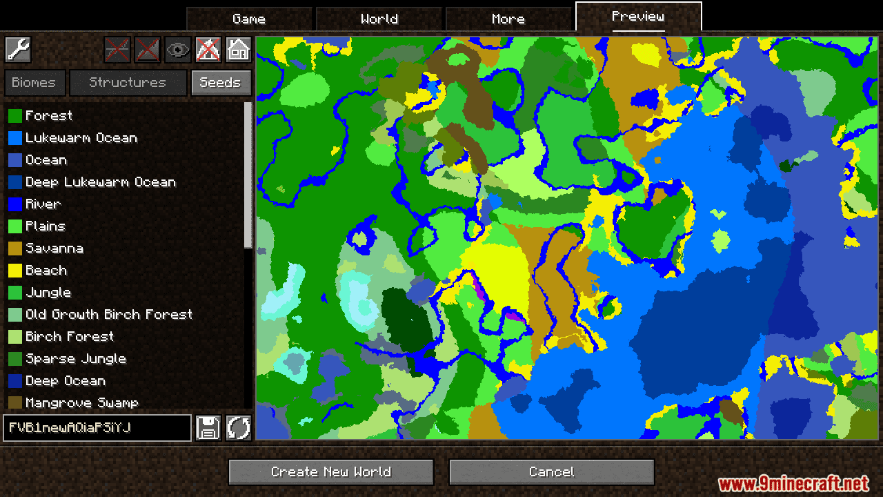 World Preview Mod (1.21.1, 1.20.1) - Visualize World Seeds 3