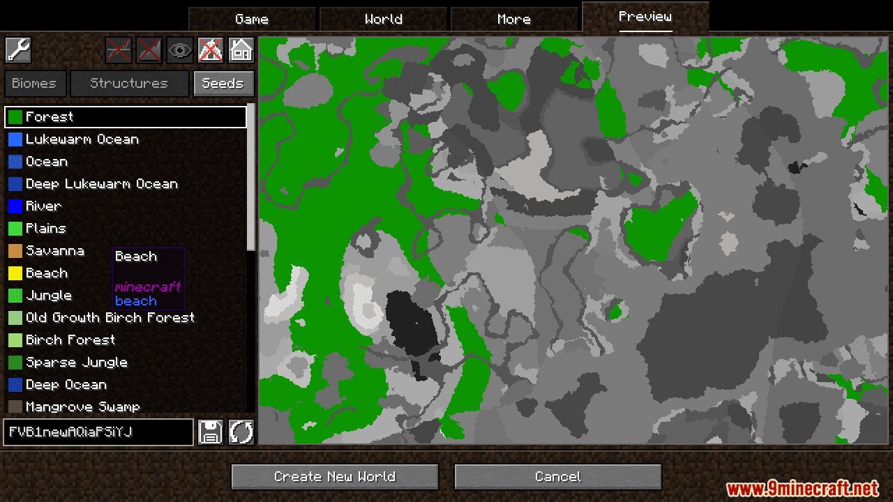 World Preview Mod (1.21.1, 1.20.1) - Visualize World Seeds 4