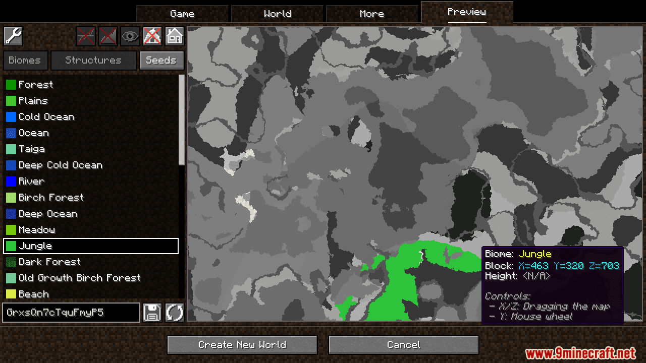 World Preview Mod (1.21.1, 1.20.1) - Visualize World Seeds 6