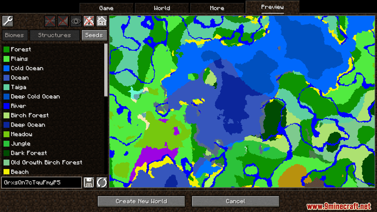 World Preview Mod (1.21.1, 1.20.1) - Visualize World Seeds 7