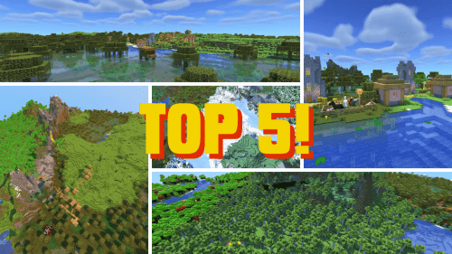Top 5 Incredible Minecraft Seeds You Must Try (1.20.6, 1.20.1) – Java/Bedrock Edition Thumbnail