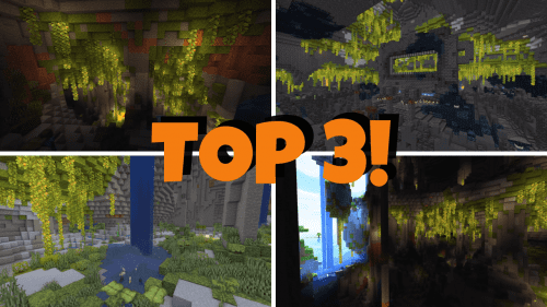 Top 3 Best New Lush Cave Seeds For Minecraft (1.20.6, 1.20.1) – Java/Bedrock Edition Thumbnail