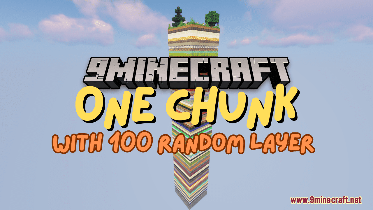 One Chunk With 100 Random Layer Map (1.20.4, 1.19.4) - Hardcore Survival 1