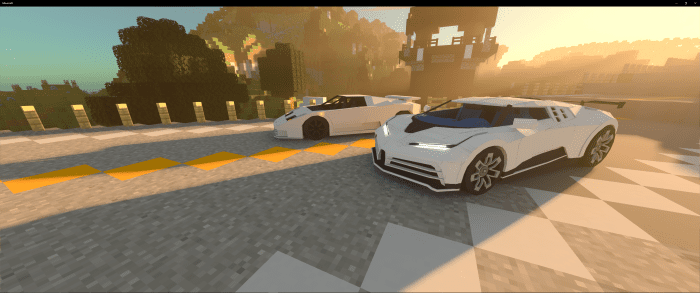 2020 Bugatti Centodieci Addon (1.20, 1.19) - MCPE/Bedrock Car Mod 2