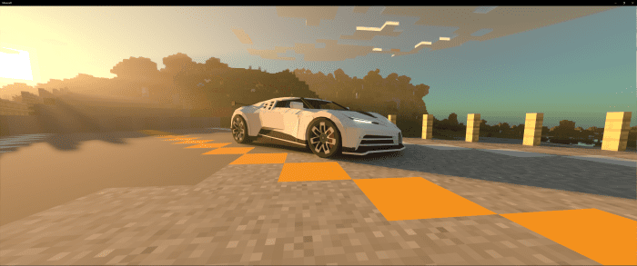 2020 Bugatti Centodieci Addon (1.20, 1.19) - MCPE/Bedrock Car Mod 3