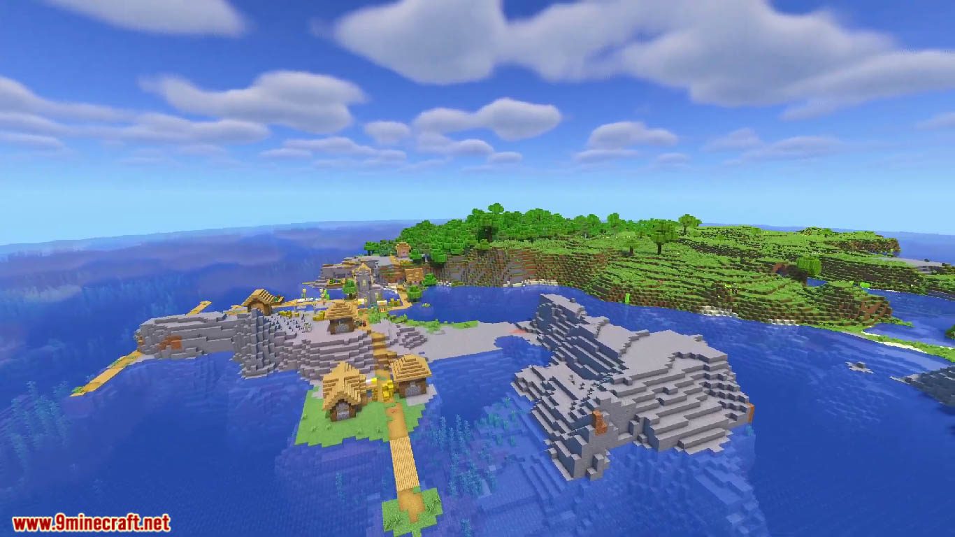 Top 5 Perfect Survival Island Seeds For Minecraft (1.20.6, 1.20.1) - Java/Bedrock Edition 25