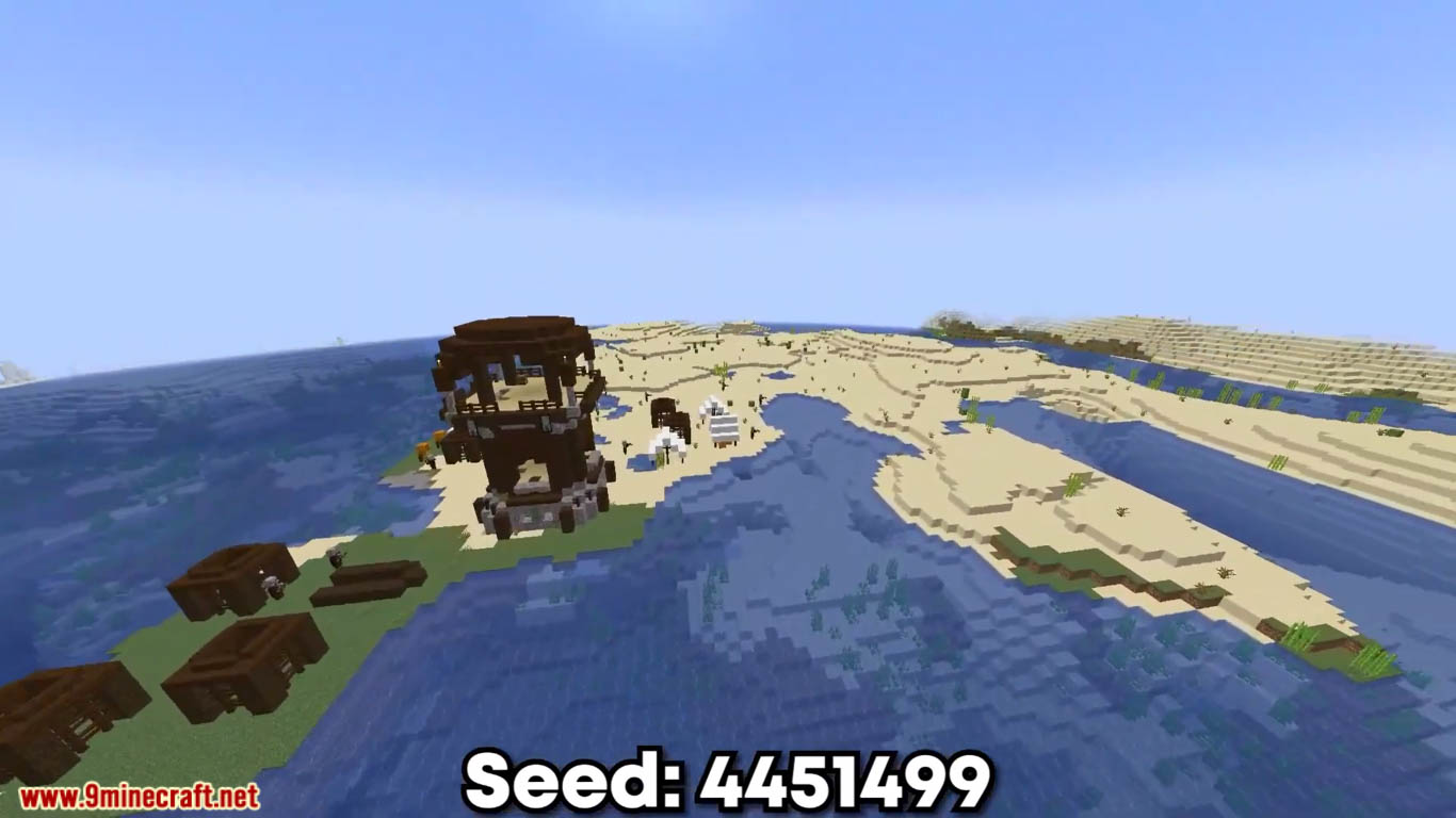 4 Villages Desert Seeds For Minecraft (1.20.6, 1.20.1) - Java/Bedrock Edition 10