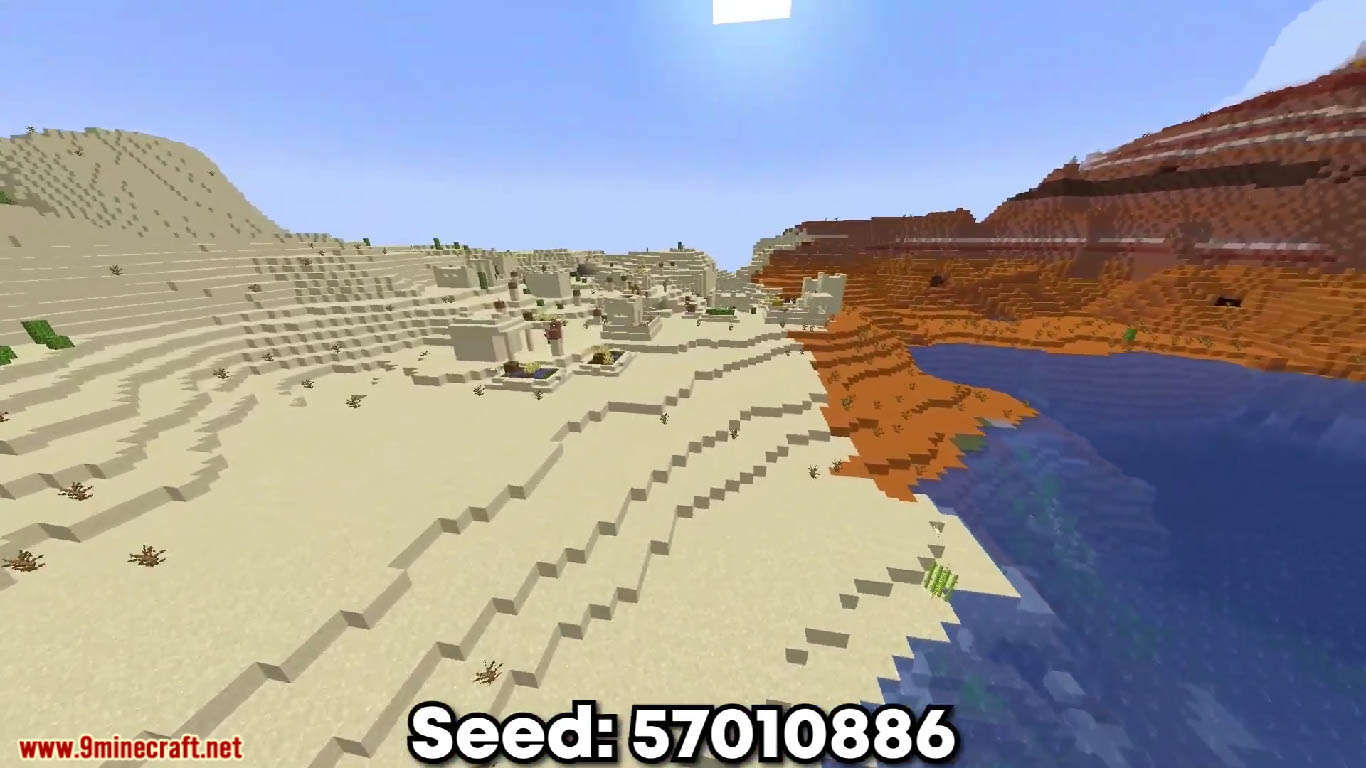 4 Villages Desert Seeds For Minecraft (1.20.6, 1.20.1) - Java/Bedrock Edition 13