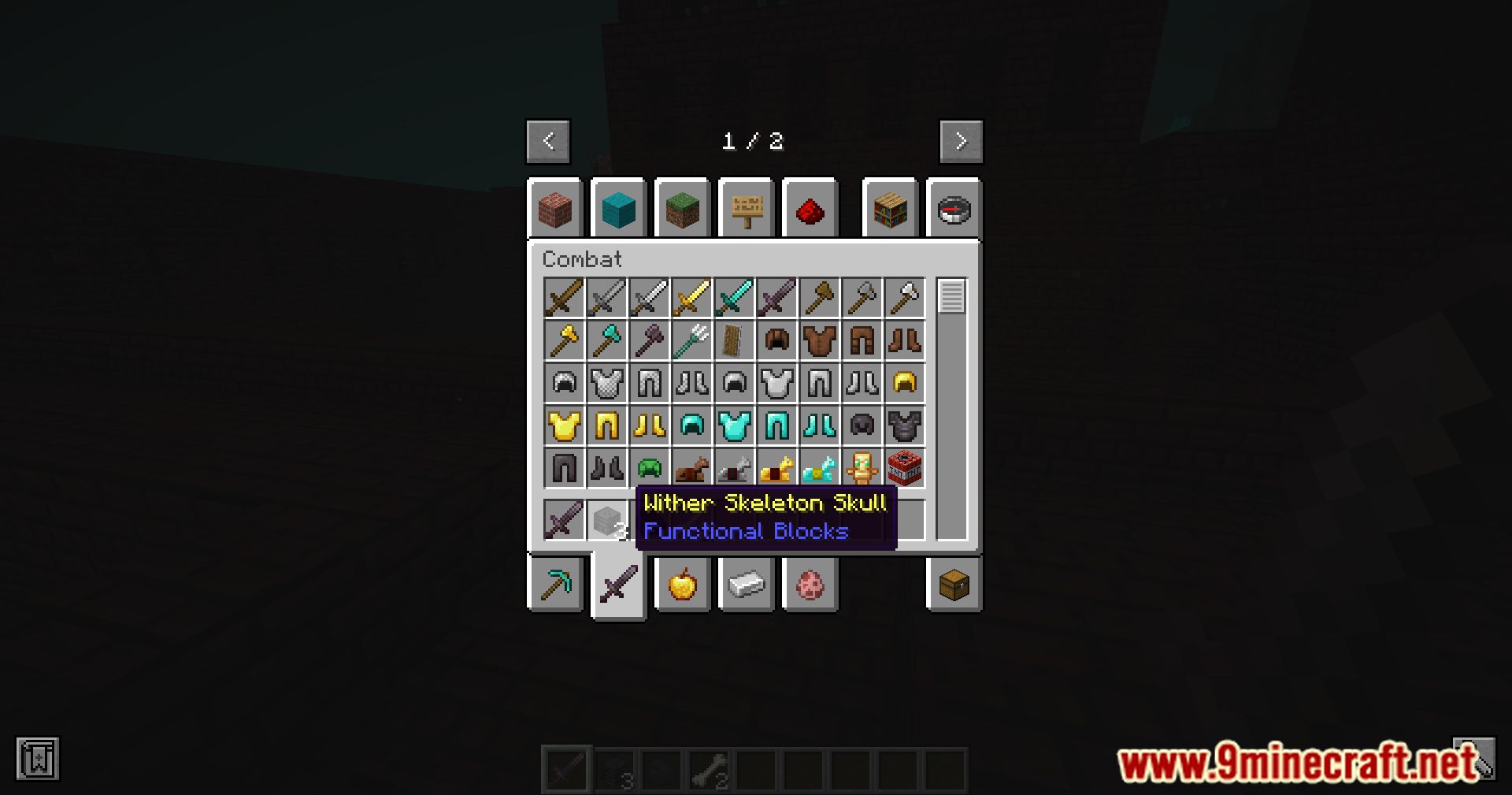 Always A Wither Skull Mod (1.20.4, 1.19.4) - Simplifying Wither Skull Collection In Minecraft 8