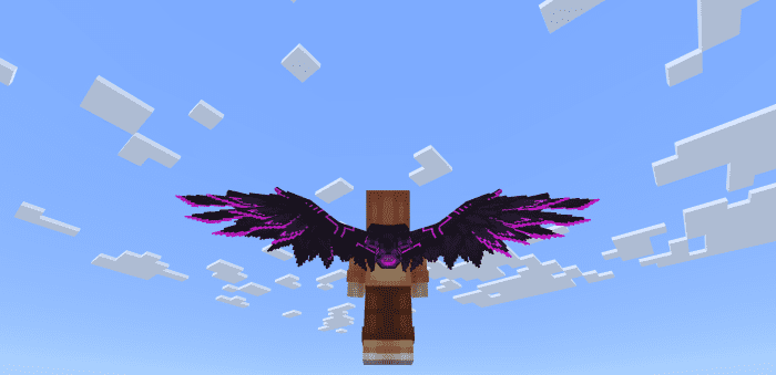 Angel Steel Wings Addon (1.20, 1.19) - MCPE/Bedrock Mod 11