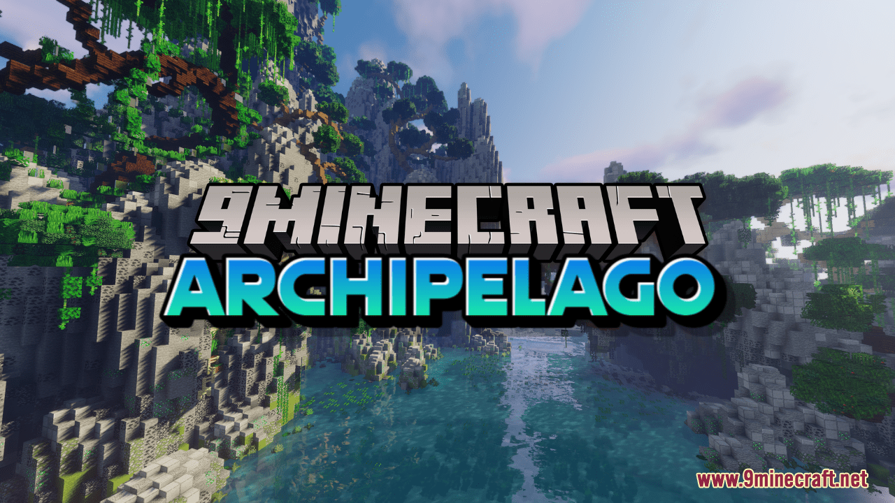 Archipelago Map (1.21.1, 1.20.1) - Simple Ideal Base 1