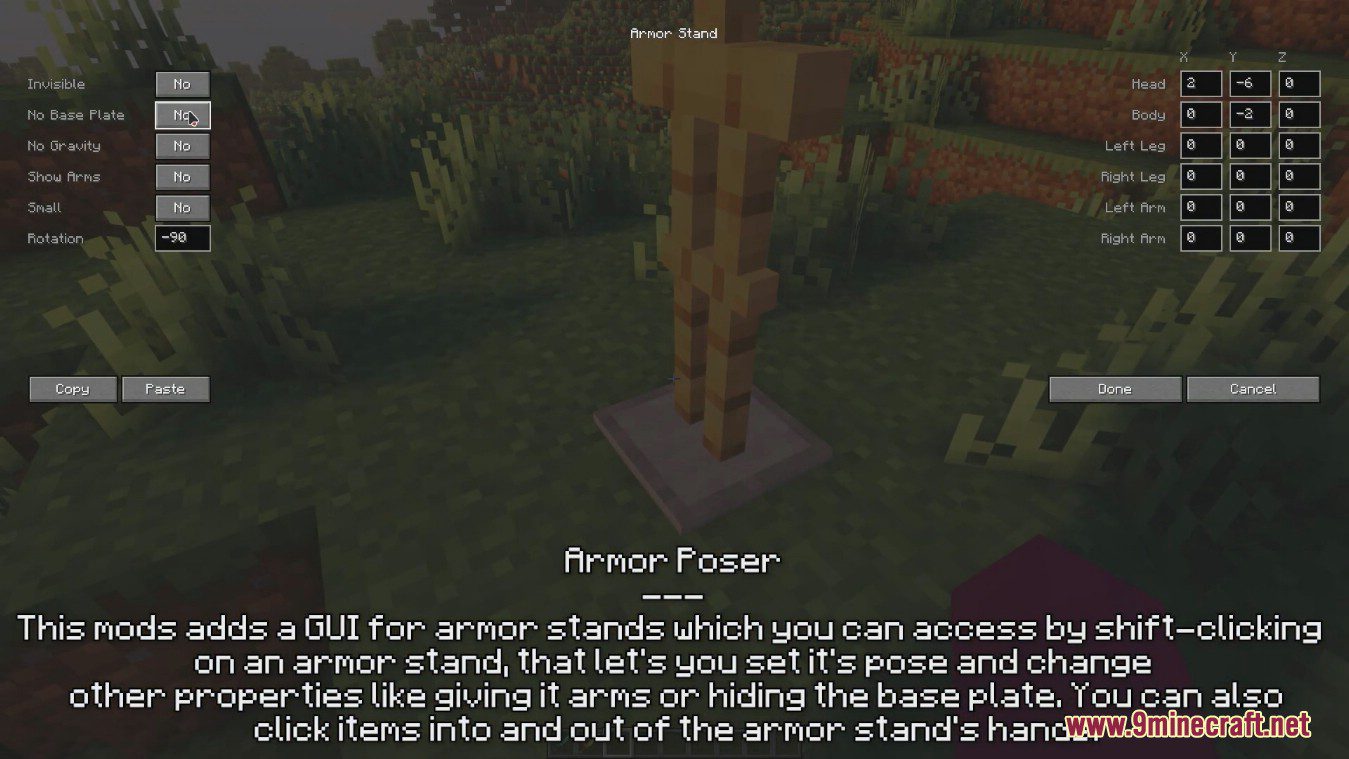 Armor Poser Mod (1.20.4, 1.19.4) - Armor Stand Configurator 3