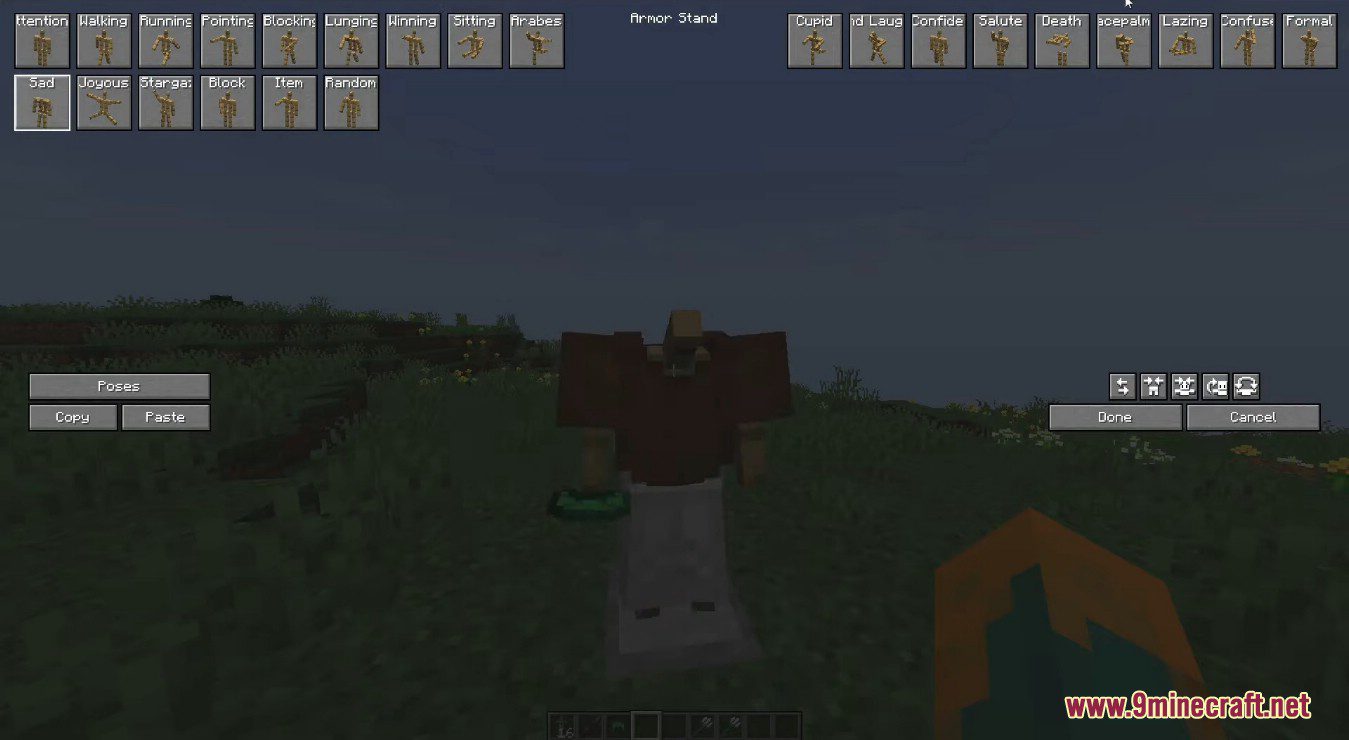 Armor Poser Mod (1.20.4, 1.19.4) - Armor Stand Configurator 8