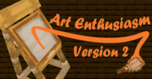 Art Enthusiasm Addon (1.20) – MCPE/Bedrock Mod Thumbnail