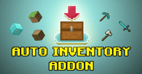 Auto Inventory Addon (1.21, 1.20) – MCPE/Bedrock Mod Thumbnail