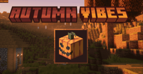 Autumn Vibes Texture Pack (1.20, 1.19) – With 3D Tools for MCPE/Bedrock Thumbnail