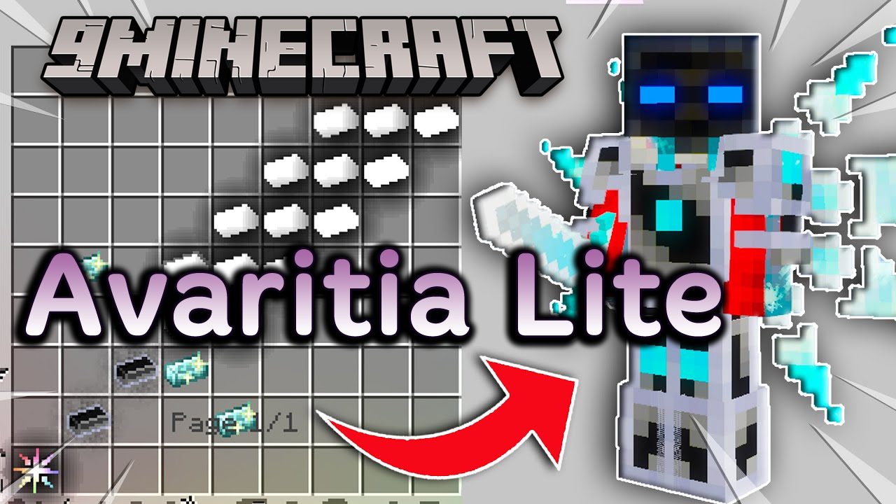 Avaritia Lite Mod (1.20.4, 1.19.2) - Incredible Weapons and Shields 1