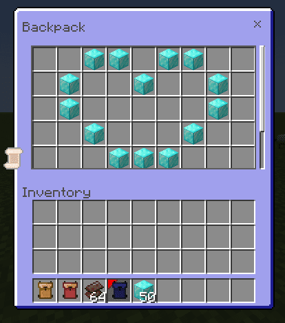 Backpack Plus Addon (1.20, 1.19) - MCPE/Bedrock Mod 4