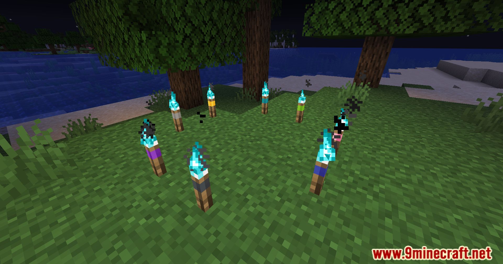 Banded Torches Mod (1.20.4, 1.19.4) - The Power Of Colors 11