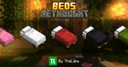 Bed Rethought Texture Pack (1.20, 1.19) – MCPE/Bedrock Thumbnail