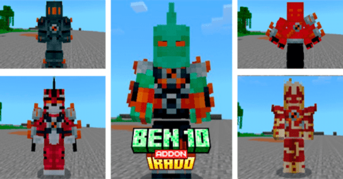 Ben 10 Irate Addon (1.20, 1.19) – MCPE/Bedrock Mod Thumbnail