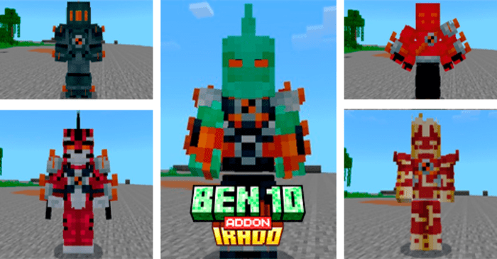 Ben 10 Irate Addon (1.20, 1.19) - MCPE/Bedrock Mod 1