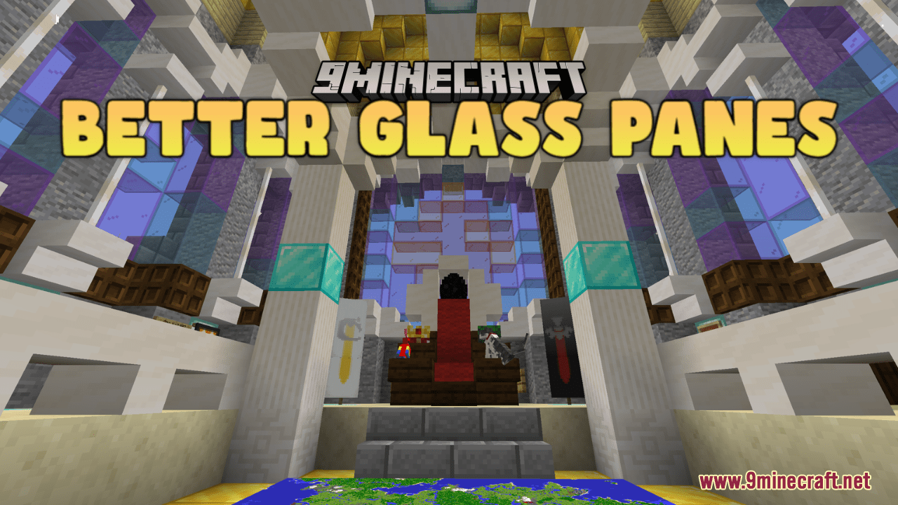 Better Glass Panes Resource Pack (1.21, 1.20.1) - Texture Pack 1