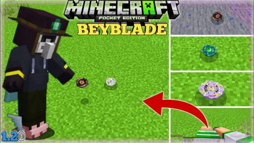 Beyblade: Classic Addon (1.20, 1.19) – MCPE/Bedrock Mod Thumbnail