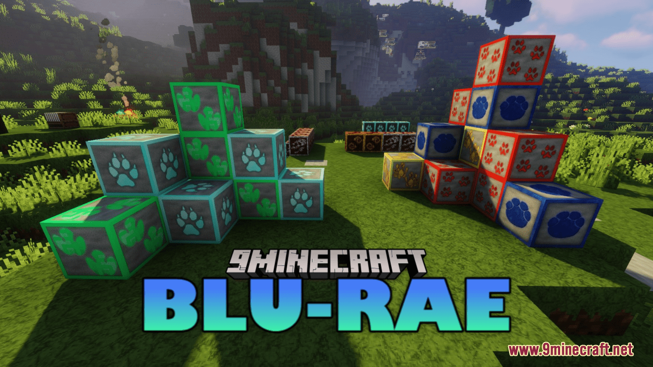 Blu-RAE Resource Pack (1.20.6, 1.20.1) - Texture Pack 1