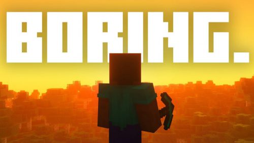 Boring Backgrounds Mod (1.20.1, 1.19.2) – How To Enjoy Minecraft Again Thumbnail