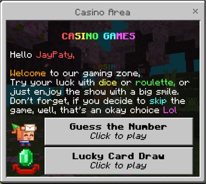 Casino Addon (1.20) - MCPE/Bedrock Script 4